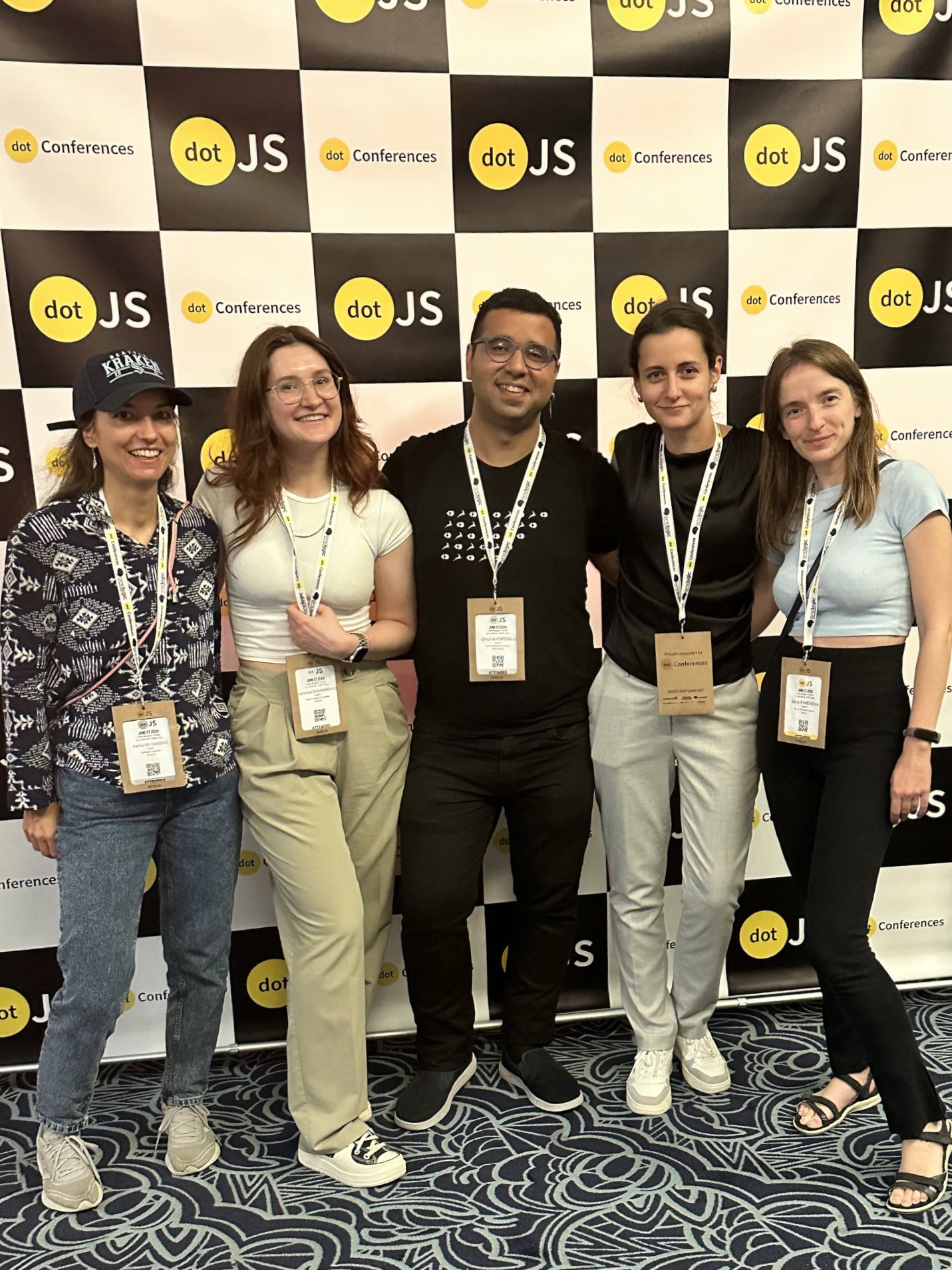 SAP LeanIX team at the DotJS conference