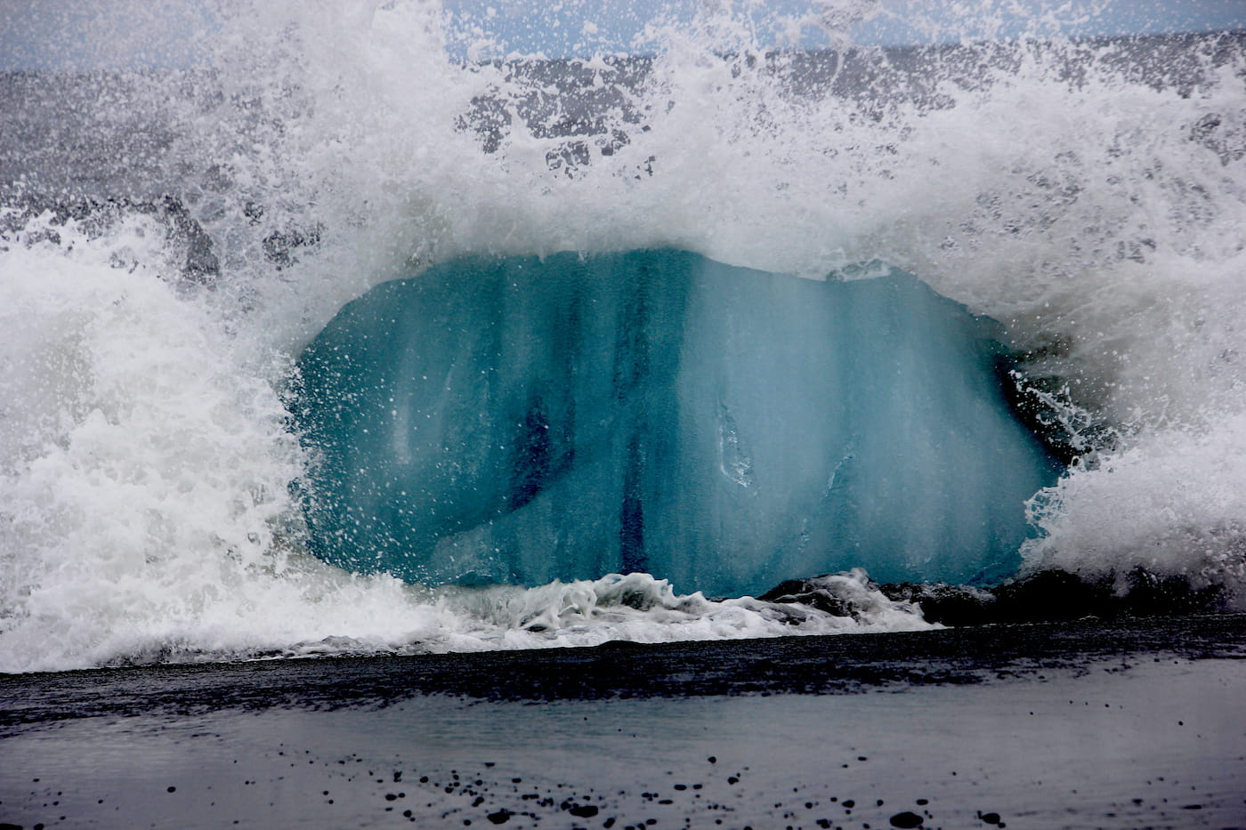 A splash in water
